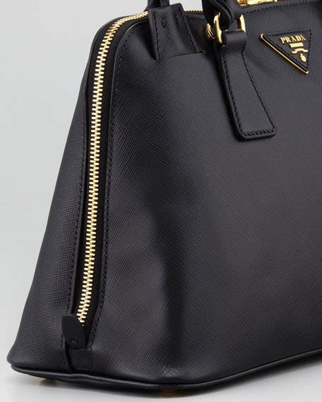 prada medium saffiano promenade bag black nero|Black Medium Saffiano Leather Bag .